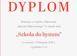 "Szkoła do hymnu" 2022