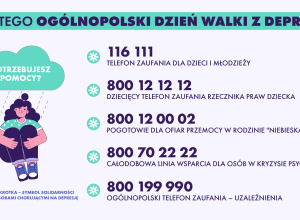 23 lutego - Ogólnopolski Dzień Walki z Depresją