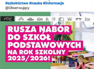Rekrutacja do szkół podstawowych