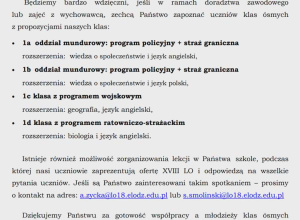 Drzwi Otwarte w XVIII LO