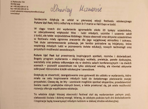Podziękowanie