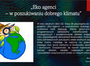 „Eko agenci – w poszukiwaniu dobrego klimatu”