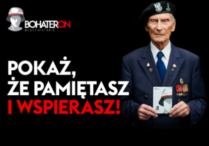 plakat z powstańcem