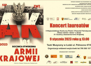 Koncert laureatów II Wojewódzkiego Konkursu Pieśni i Piosenek Patriotycznych " Nasza radość i duma"