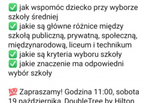 tekst dotyczący targów