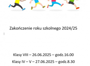 Zakończenie roku szkolnego 2025/26