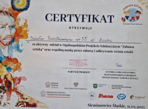 Ogólnopolski Projekt Edukacyjny Zabawa Sztuką