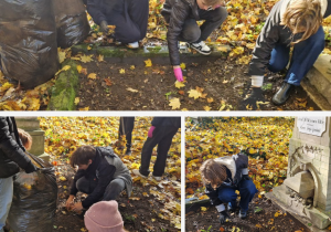 sprzątanie cmentarza