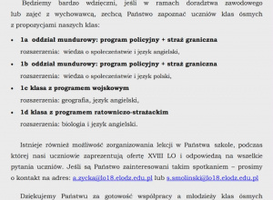 Drzwi Otwarte w XVIII LO