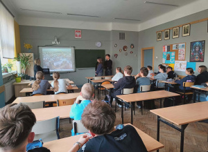 Przedstawiciele z Zespołu Szkół Ekonomiczno-Turystyczno-Hotelarskich