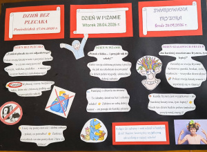 Dzień Bez Plecaka, Dzień w Piżamie i Zwariowana Fryzura