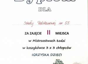 Mistrzostwa Łodzi w koszykówce 3x3 Igrzyska Dzieci
